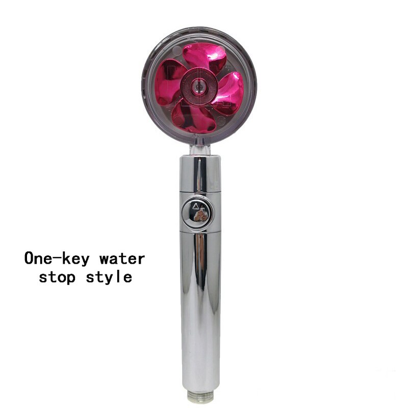 360 Rotated High-Pressure Handheld Shower Head Bathroom Pressurized Massage Shower Head Home Dormitory Universal Shower Nozzle