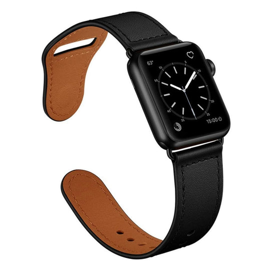 Leather strap For apple watch band 44mm/40mm 42mm/38mm pulseira watchband iwatch band bracelet apple watch  5 4 3 se 6