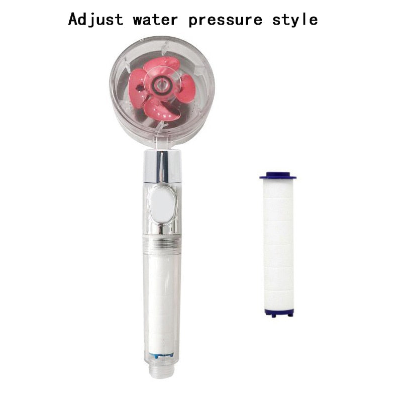 360 Rotated High-Pressure Handheld Shower Head Bathroom Pressurized Massage Shower Head Home Dormitory Universal Shower Nozzle