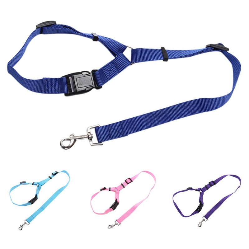 Pet Car Seat Belt Dog Seat Belt Dog Leash Traction Belts Cushioning Elastic Safety Rope Outdoor Traction Rope Dog Products