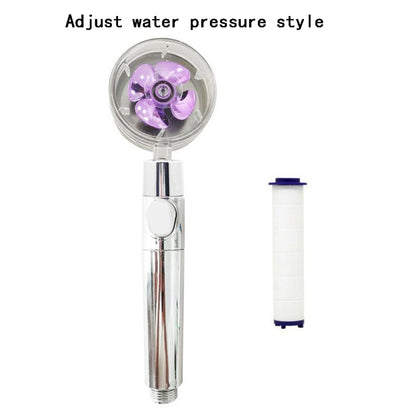 360 Rotated High-Pressure Handheld Shower Head Bathroom Pressurized Massage Shower Head Home Dormitory Universal Shower Nozzle