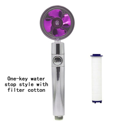 360 Rotated High-Pressure Handheld Shower Head Bathroom Pressurized Massage Shower Head Home Dormitory Universal Shower Nozzle