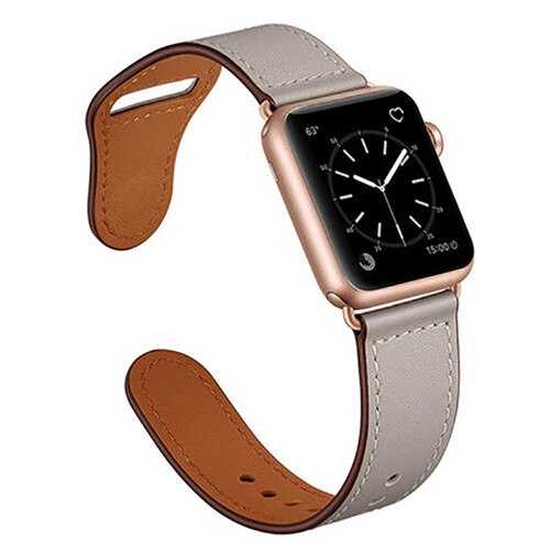 Leather strap For apple watch band 44mm/40mm 42mm/38mm pulseira watchband iwatch band bracelet apple watch  5 4 3 se 6