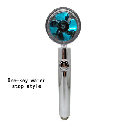 360 Rotated High-Pressure Handheld Shower Head Bathroom Pressurized Massage Shower Head Home Dormitory Universal Shower Nozzle