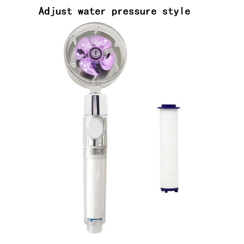 360 Rotated High-Pressure Handheld Shower Head Bathroom Pressurized Massage Shower Head Home Dormitory Universal Shower Nozzle