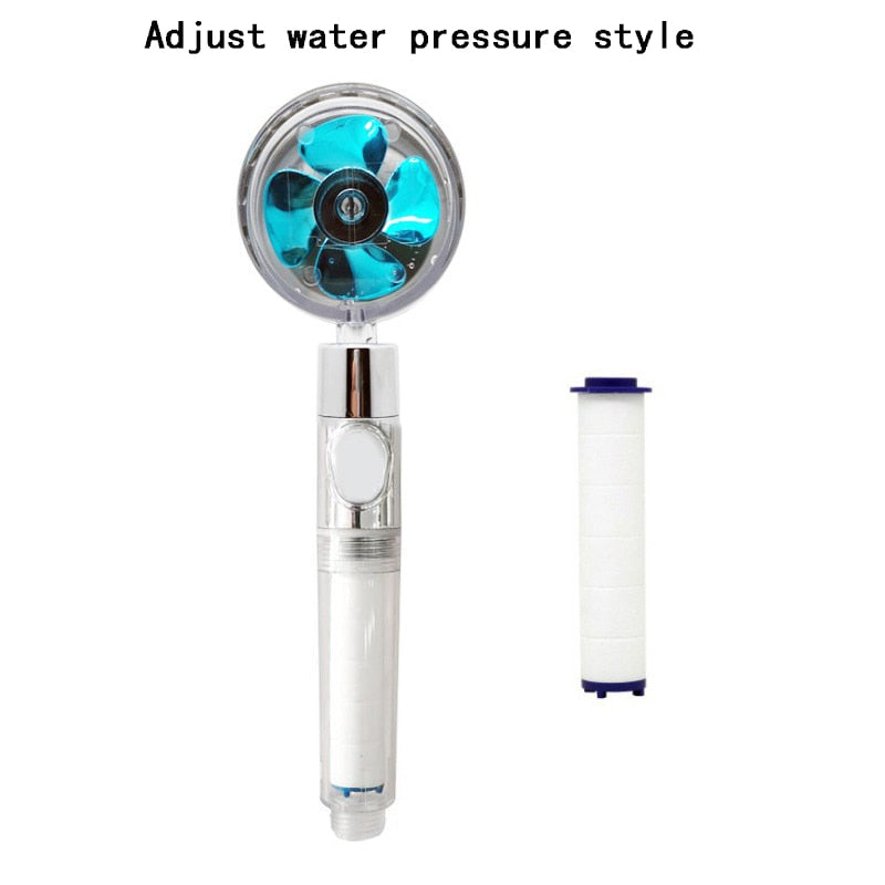 360 Rotated High-Pressure Handheld Shower Head Bathroom Pressurized Massage Shower Head Home Dormitory Universal Shower Nozzle